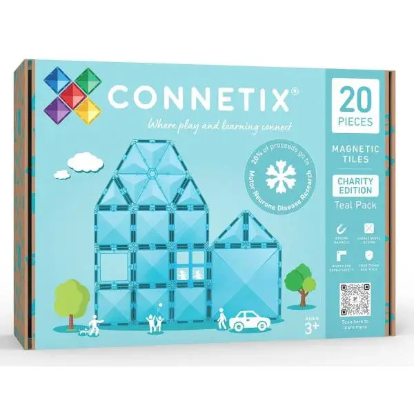 CONNETIX® Charity Pack Teal magnetická stavebnice 20 ks