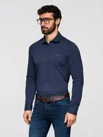 Ombre Men's REGULAR FIT shirt with pocket - gray