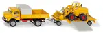 SIKU Super – súprava Mercedes-Benz 710 prevážajúca nakladač 411 Bölling, 1:50