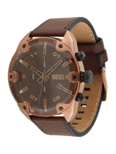 DIESEL Analógové hodinky  hnedá / bronzová
