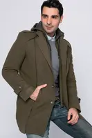 PLT9334 DEWBERRY MEN'S COAT-KHAKI