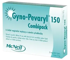 GYNO-PEVARYL 150 mg, vaginální čípky 3 ks + krém 15 g 4 ks
