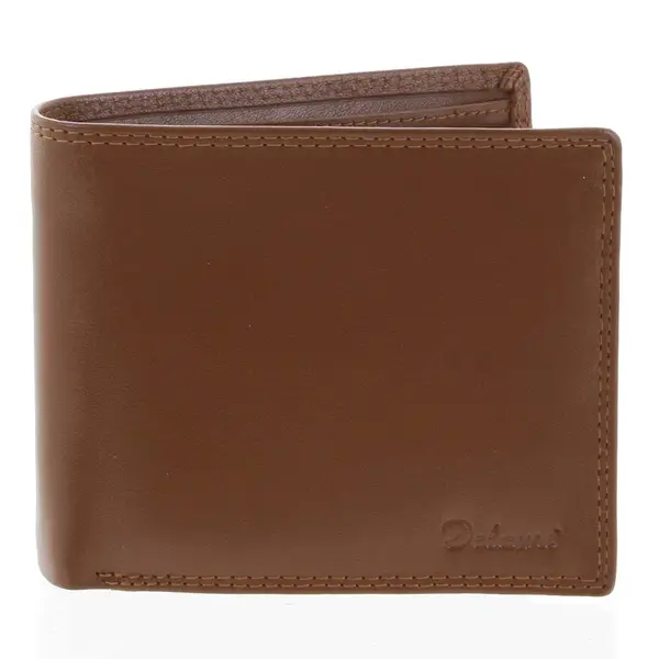 Pánská kožená peněženka koňaková - Delami Sane