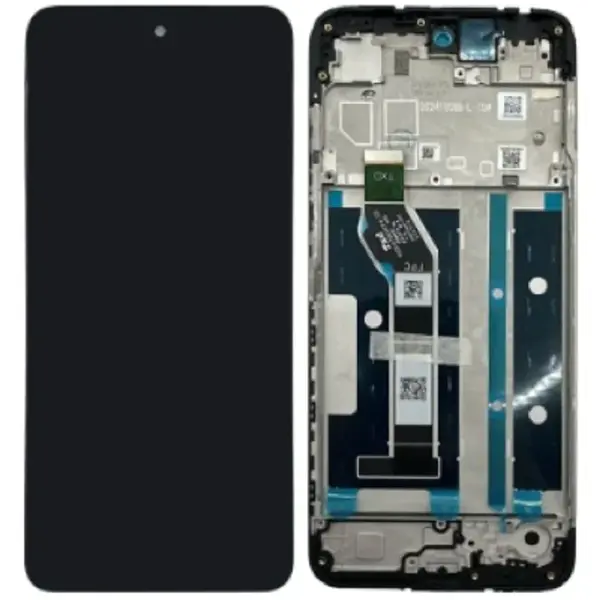 LCD display + dotyková deska + přední kryt pro Motorola Moto G06 Power, black (Service Pack)