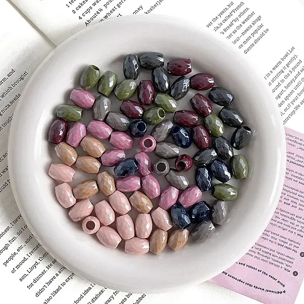 Opaque Acrylic Beads