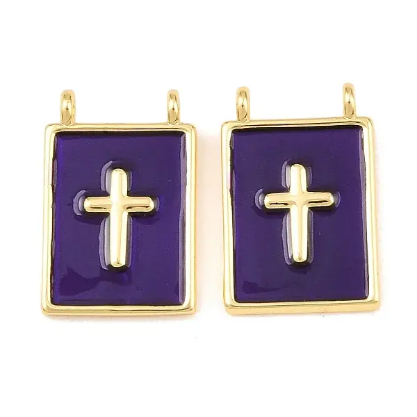 Brass Enamel Pendants