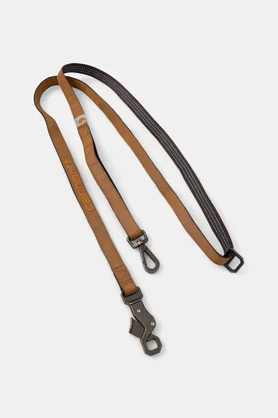 Vodítko pro psa Carhartt WIP S hnědá barva