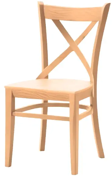 MI-KO Jídelní židle A010-P MASIV, moření buk