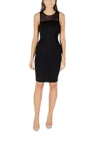 Černé pouzdrové šaty Armani Exchange