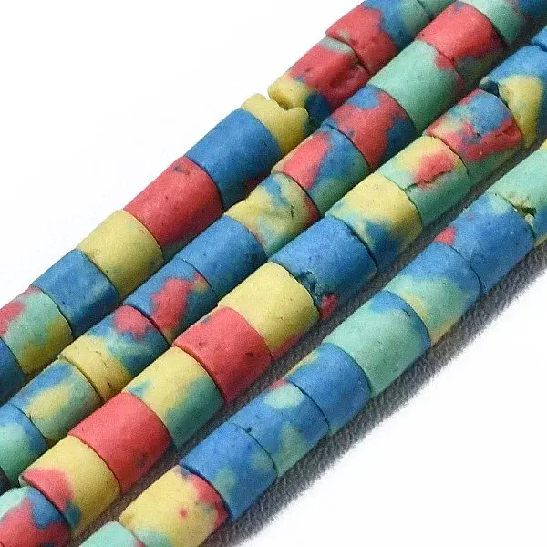 Dyed Synthetic Turquoise Beads Strands