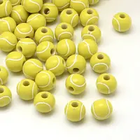 Tennis Opaque Acrylic Beads