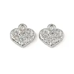 Brass Micro Pave Cubic Zirconia Pendants