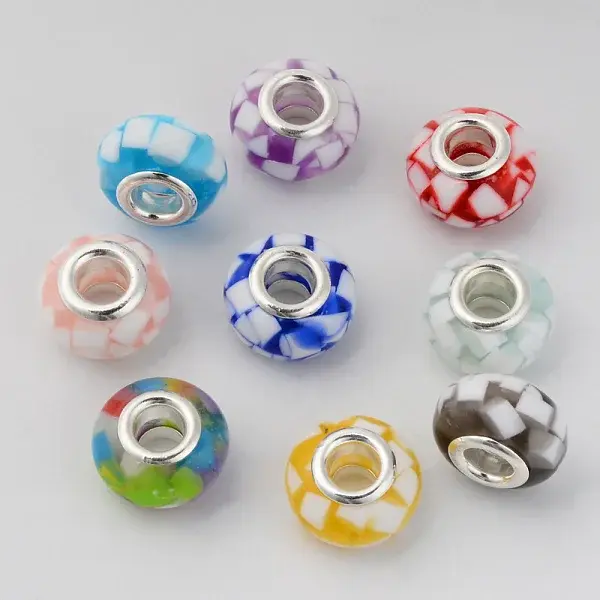 Resin European Beads