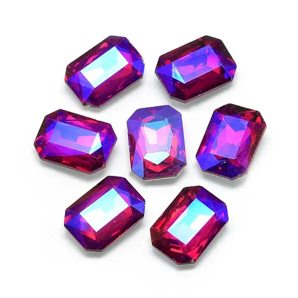 Pointed Back Glass Rhinestone Cabochons
