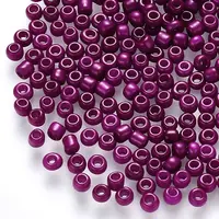 8/0 Baking Paint Glass Round Seed Beads