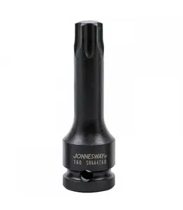 Zástrčné hlavice TORX 1/2", úderové, prodloužené 78 mm, různé velikosti - JONNESWAY Velikost: T60