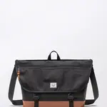 Herschel Supply Cove Messenger Black/Saddle Brown