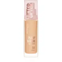 MAYBELLINE NEW YORK Lifter Plump & Glow rozjasňujúci make-up pre prirodzený vzhľad odtieň 118 30 ml
