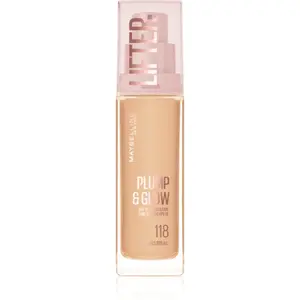 MAYBELLINE NEW YORK Lifter Plump & Glow rozjasňujúci make-up pre prirodzený vzhľad odtieň 118 30 ml