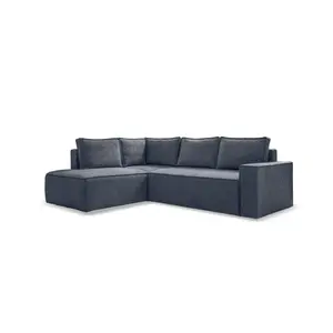 MID.YOU ROHOVÁ SEDAČKA, textil, tmavě modrá