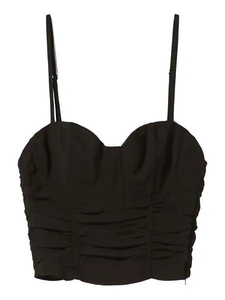 Bershka Top  čierna