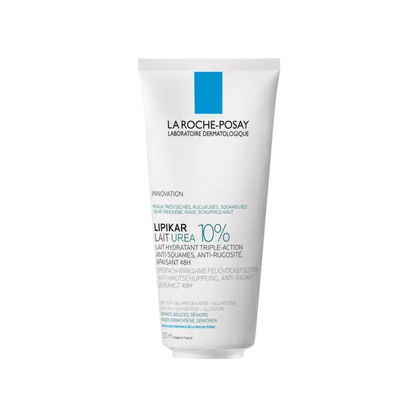 LA ROCHE-POSAY Lipikar 10% UREA tělové mléko pro velmi suchou, drsnou a šupinatou kůži 200 ml