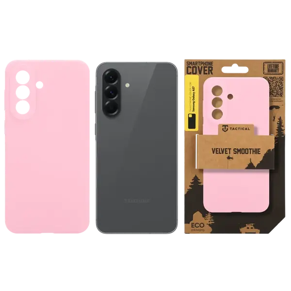 Zadní kryt Tactical Velvet Smoothie pro Samsung Galaxy A57, pink panther