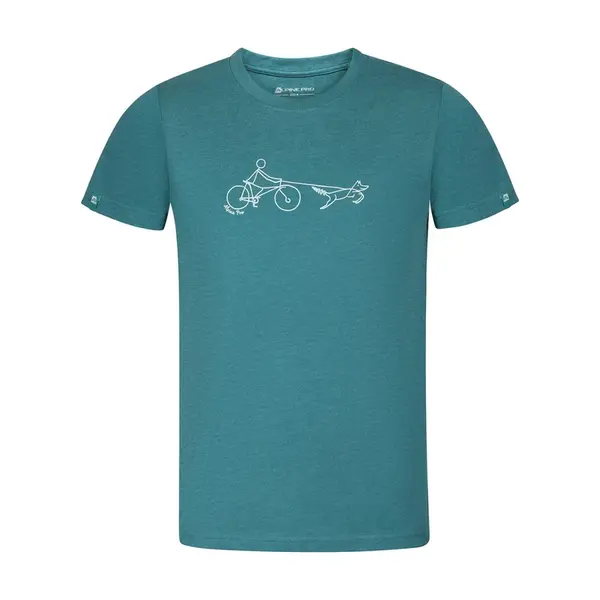 Pánské triko z nemačkavého materiálu alpine pro noger zelená m