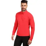 KILPI ALMERI Pánska flísová mikina, červená, veľkosť XXXL