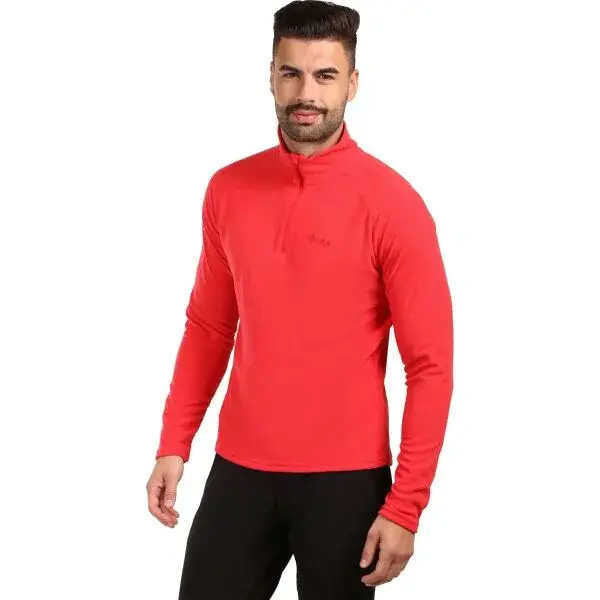 KILPI ALMERI Pánska flísová mikina, červená, veľkosť XXXL