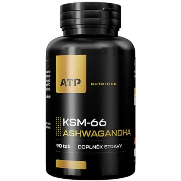 ATP NUTRITION ASHWAGANDHA KSM-66 90 TOBOLEK Bylinný extrakt, , velikost