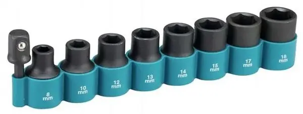 Makita Příslušenství - 9dílná sada nástrčných klíčů B-54645