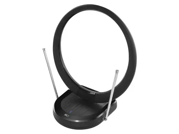 Anténa pokojová EMOS CITY RING–C500, DVB-T2, DAB, filtr LTE/4G/5G