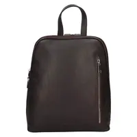 Kožený dámský batoh SendiDesign Makka - tmavo hnedá