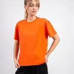 Tričko Organic Basics True Heavy Boxy Tee Tangerine