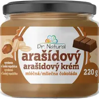 DR.NATURAL Arašídový krém s mléčnou čokoládou 220 g