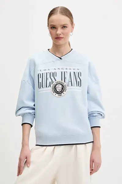 Bavlněná mikina Guess Jeans