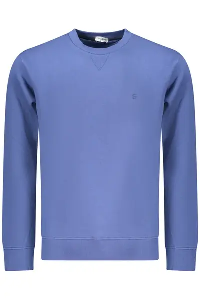 Modrý pánský svetr bez zipu