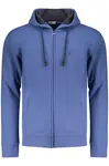Pánská modrá mikina na zip COVERI MOVING