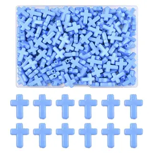 200Pcs Opaque Acrylic Beads