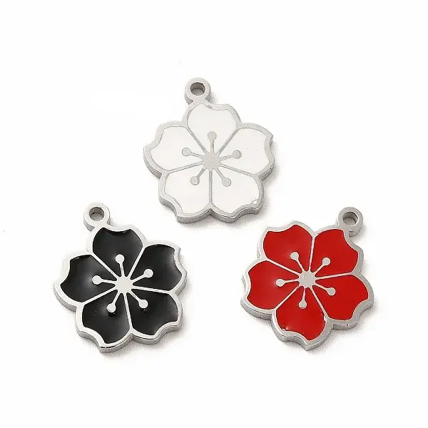 304 Stainless Steel Enamel Charms