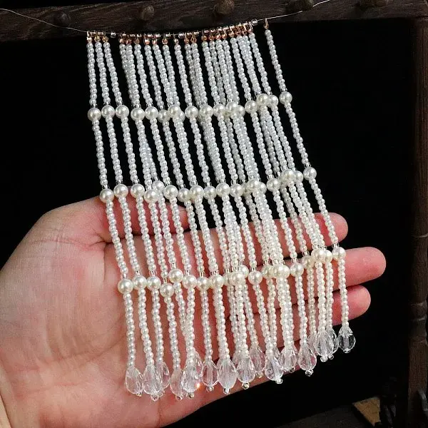 Glass Pearl Beaded Pendant