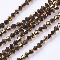 Electroplate Glass Beads Strands