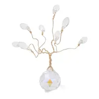 Glass Tree Suncatchers Display Decorations