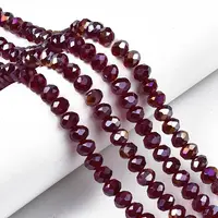 Electroplate Glass Beads Strands