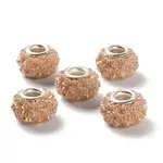 AB Color Resin Rose Flower European Beads