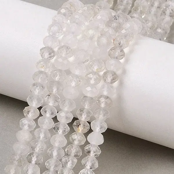 Natural Quartz Crystal Beads Strands
