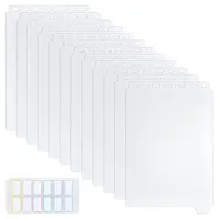 Plastic Index Tab Divider Sheets for Discbound Notebooks