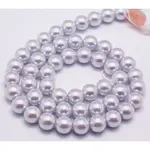 Eco-Friendly  Dyed Glass Pearl Round Beads Strands