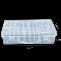 20 Slots Plastic Craft Organizer Case